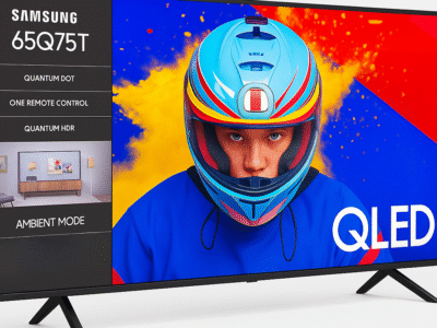 Foreign pre-owned 65-inch Samsung QLED Q75T 4K HDR Smart TV (Q75T Series ,2021/2022 Model)