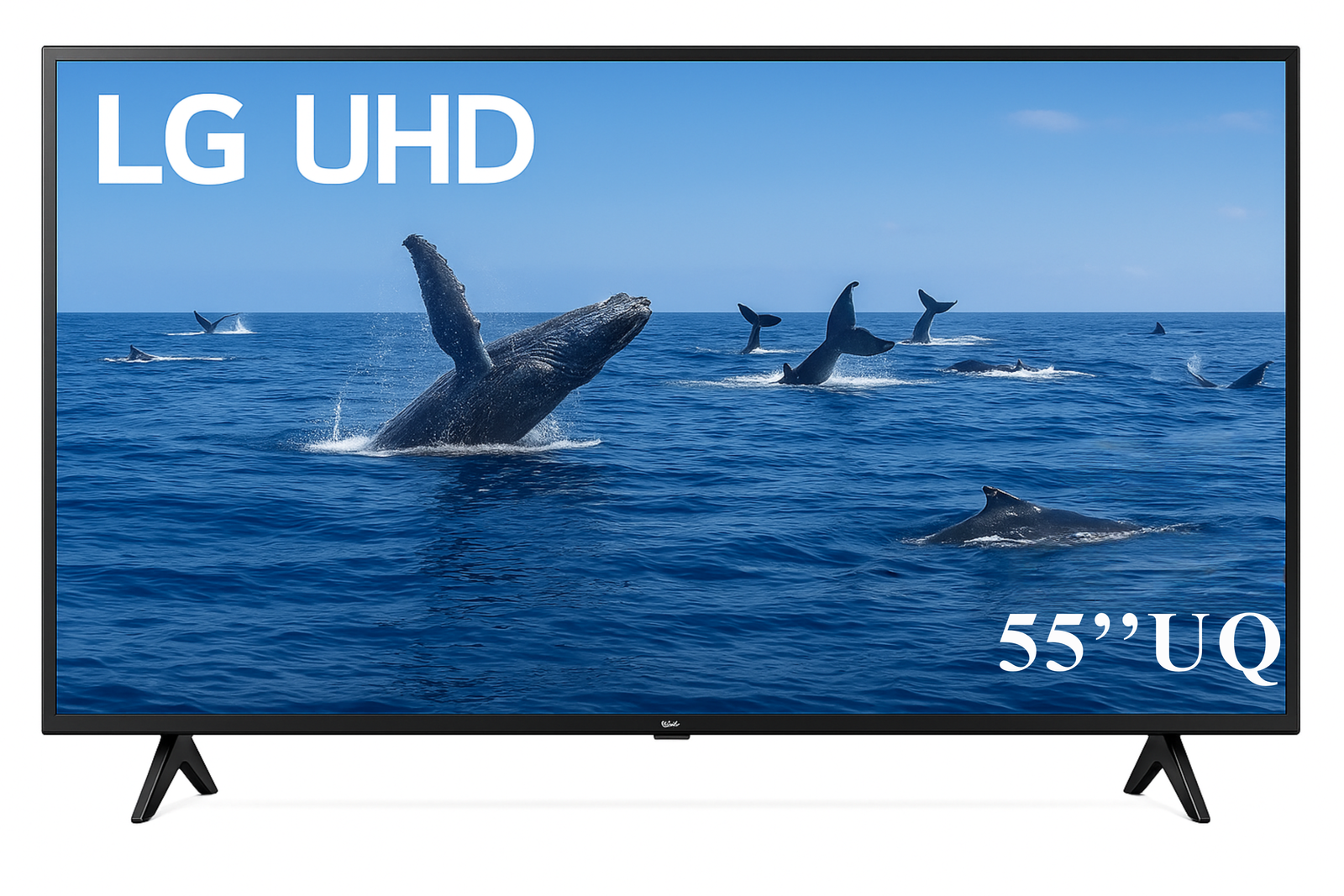 LG 55” UHD 4K Smart TV (2022/2023 Model – 55UQ) with ThinQ AI, Dolby, Alexa, Google Assistant & Apple AirPla