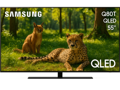 Foreign Pre-Owned 55” Samsung QLED QHDR Q80T Smart TV (2020/2021 Production)