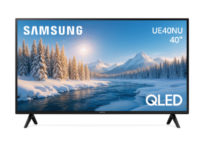 Samsung 40” UHD 4K HDR10 Smart TV – Built-in WiFi, Bluetooth, Voice Assistants (Model: UE40NU71)