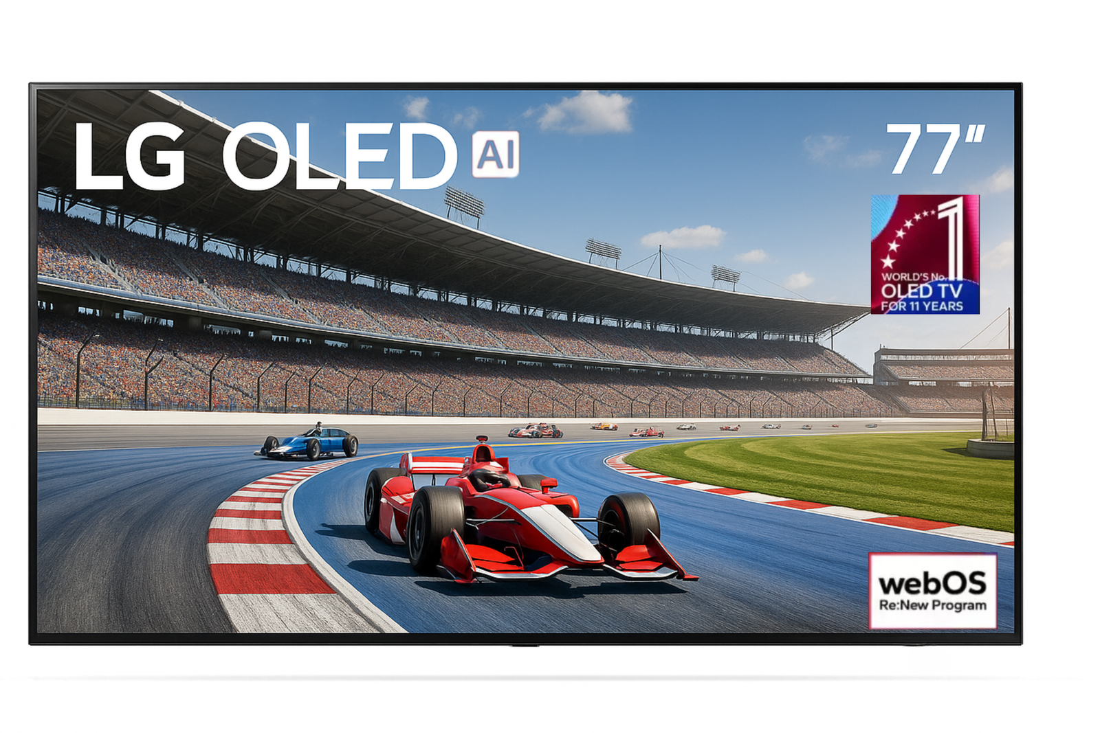 77” LG OLED G1 Smart TV WITH EVO PANEL|| THINQ AI TECHNOLOGY 77OLEDG1 (2021/2022 Production)