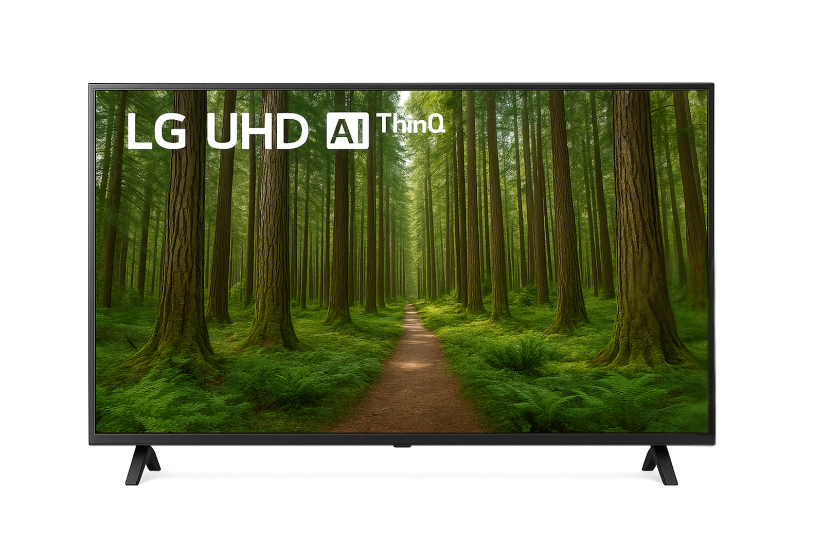 LG 65” Real UHD 4K HDR10 Smart TV with ThinQ AI – Model 65UP (2021/2022 Edition)